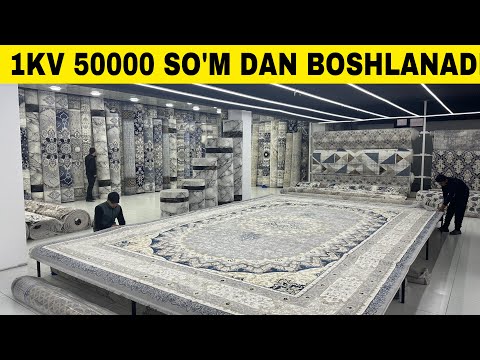 Видео: OPTOM GILAM BAZASI BU NARXLARDA BOSHQA JOYDAN TOPOLMAYSIZ/ГИЛАМ НАРХЛАРИ 2024-ЙИЛ