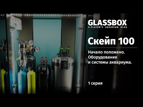 Видео: 1 / Скейп 100 литров. Оборудование аквариума.