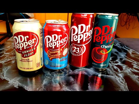 Видео: Тествам различни вкусове на Dr.Pepper