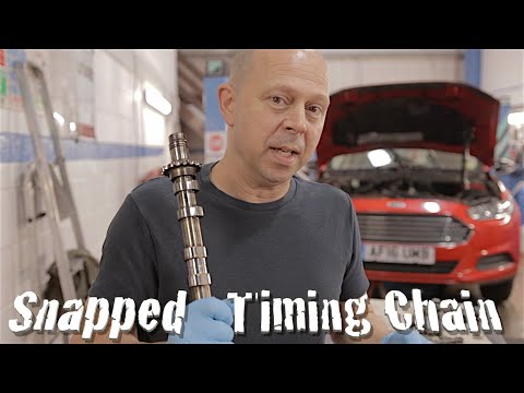 Видео: Порванная цепь ГРМ, Ford Mondeo Mk5 2L Diesel