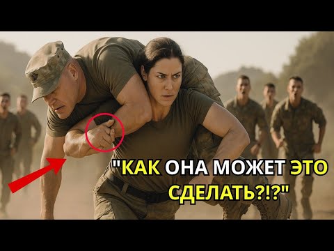 Видео: Они смеялись, когда она перестала бегать — пока она не пронесла сержанта весом 200 фунтов три мили