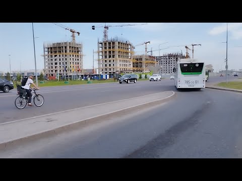 Видео: Астана. E063 Yutong e12 маршрут 40 G006 MAN A74 марш 53 P077 D006 Irisbus Citelis 12 маршрут 51 323
