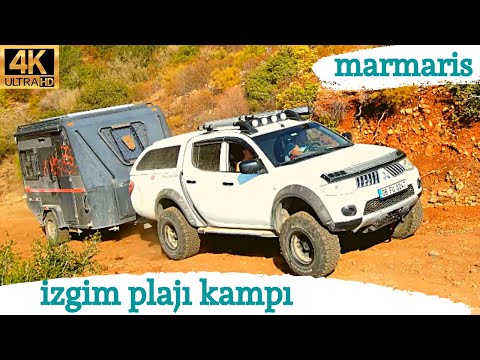 Видео: OFFROAD CARAVAN CAMP - OCTOPUS PARADISE - IZGIM BEACH CAMP ВИДЕО - CARAVAN LIFE
