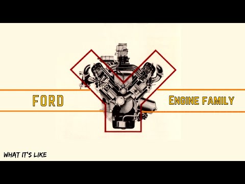 Видео: Семейство двигателей Ford Y block, 239, 256, 272, 292, 312
