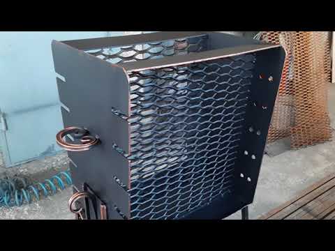 Видео: Вертикальный двухсторонний эко мангал.
