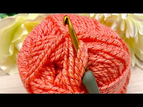 Видео: Всего 2 ряда! Симпатичная и простая схема вязания одеяла крючком: Красивые стежки крючком