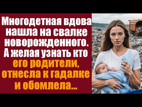 Видео: Многодетная вдова нашла на свалке новорожденного. А желая узнать кто его родители- отнесла к гадалке