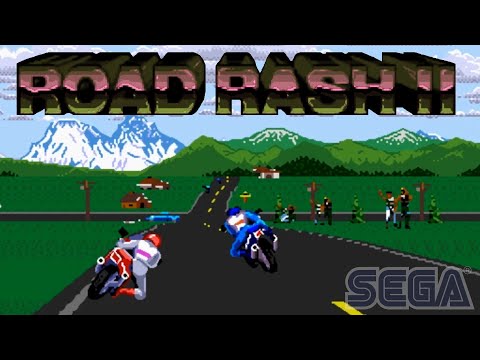 Видео: Road Rash 2 (16 Bit Sega Genesis) - Прохождение второй части Роад Раш II на Сега Мега Драйв (гонки)