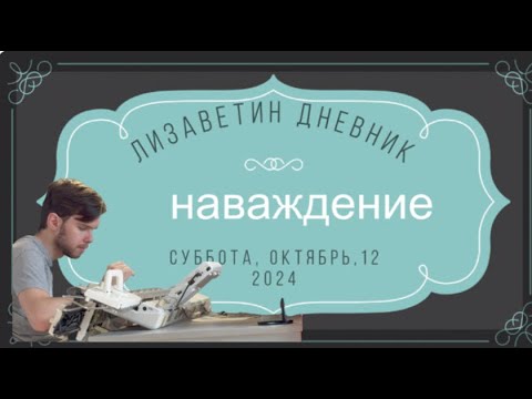 Видео: ЛИЗАВЕТИН ДНЕВНИК: 12-10-2024. Наваждение: замахиваюсь на какойто "кУЧИНКЛЛИ"