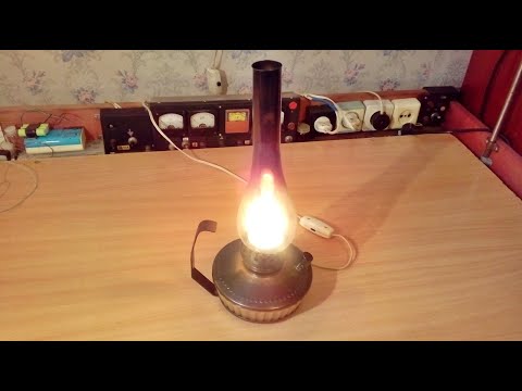 Видео: Светильник   ночник «Керосинка» с регулировкой яркости