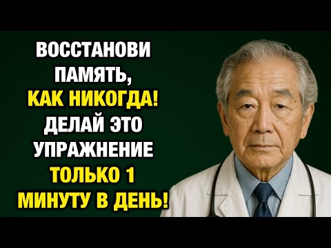 Видео: Память возвращается! Делайте это 1 минуту в день — японский метод, который творит чудеса