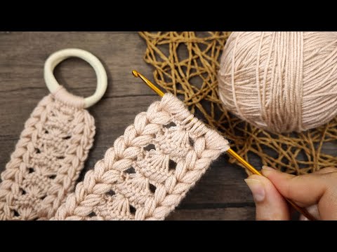 Видео: 🔥🔥 Удивительная тунисская повязка крючком (шаг за шагом)