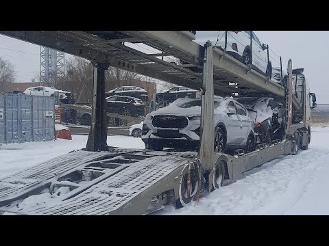 Видео: Первый снег, едем в Петропавловск