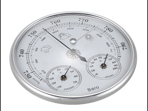 Видео: Барометр гигрометр термометр 3в1 Barometer hygrometer thermometer