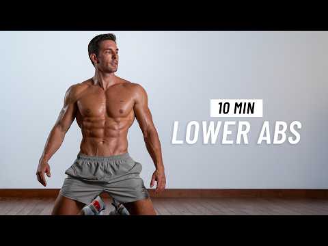 Видео: 10-минутная тренировка нижнего пресса дома — без оборудования