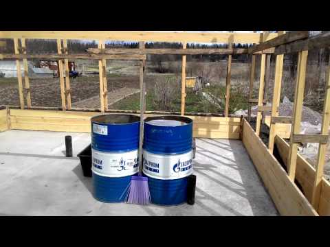 Видео: Гараж из арболита.