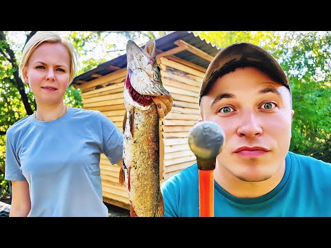 Видео: Как Я Построил Хозкомплекс На Хуторе И Поймал Трофейную Щуку!