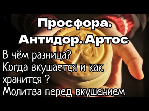 Видео: Просфора, антидор, артос: в чём разница и какое у них значение?