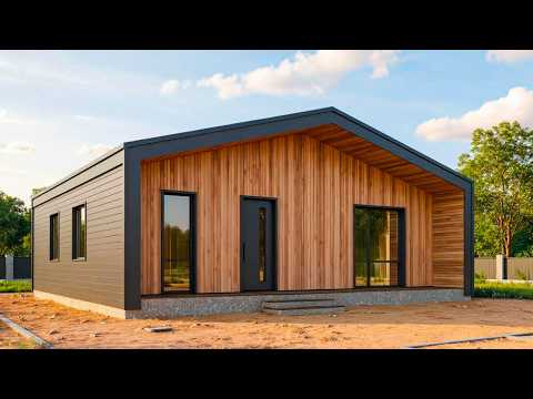 Видео: Канадский дом за 30 дней. Полный процесс строительства