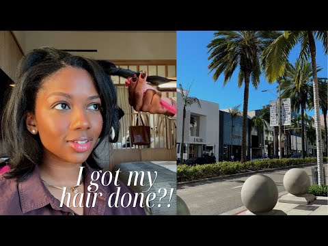 Видео: Видеоблог из Лос-Анджелеса, я позволила кому-то другому сделать мне прическу, весёлый день с Венд...