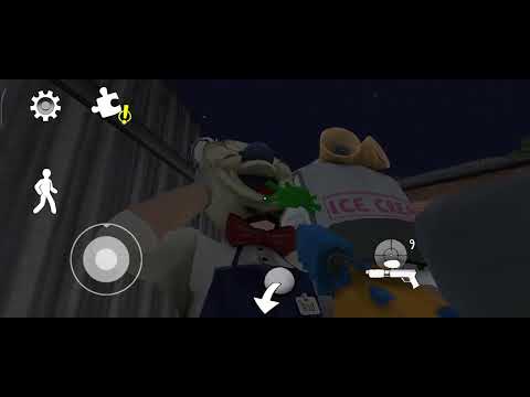 Видео: баг вылезания за карту на локации гараж в ice scream 1