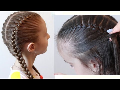 Видео: Две косички. Легкие прически / two easy and simple braids