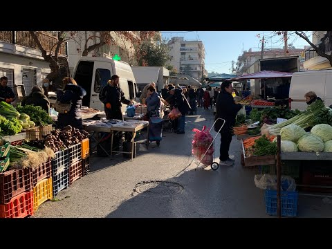 Видео: Греция, Салоники. Рынок, улицы, университет