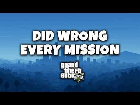 Видео: Ошибки, которые Rockstar делала в каждой миссии GTA V