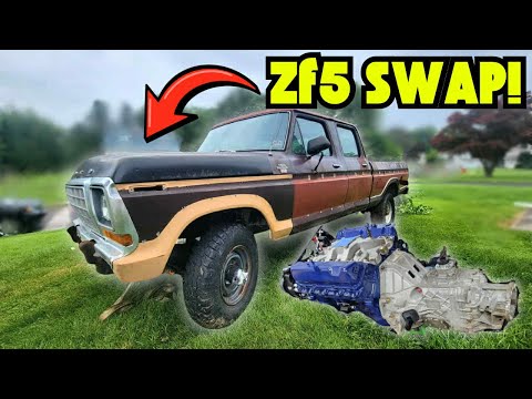Видео: Грандиозное обновление! Установка трансмиссии ZF5 на грузовик Ford 70-х годов!