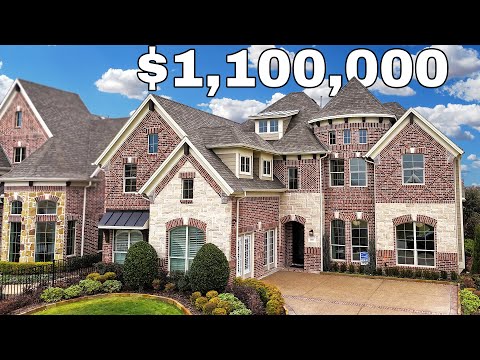 Видео: Новые дома в Далласе — роскошные дома в Лейк-Форест-Мак-Кинни, Техас