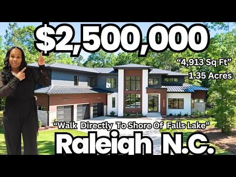 Видео: Роскошный новый дом | Элегантный | Рядом с берегом озера Фоллс | Плавающая лестница |