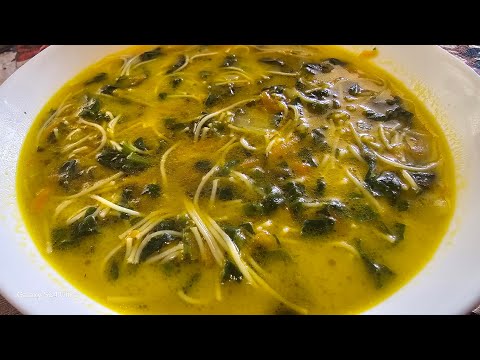 Видео: СПАНАЧЕНА СУПА