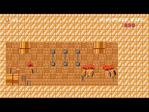 Видео: Песчаная гора! от KITTY:3E 🍄Super Mario Maker 2 Switch Без комментариев #doi