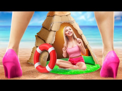 Видео: Ми Збудували Секретні Капсульні Будиночки | Моя Сестра Зустрічається з Негідником