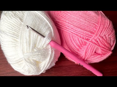 Видео: 1 РЯД! Этот НОВЫЙ узор крючком очень красивый! Легкая и милая вязка крючком для пледа или шарфа