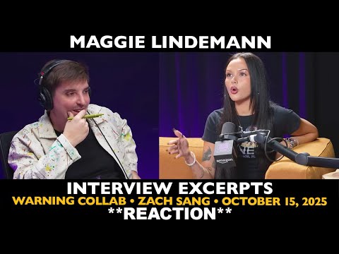 Видео: Реакция: Отрывки интервью с Мэгги Линдеманн (Зак Сэнг, 2025), сотрудничество с The Warning, карье...