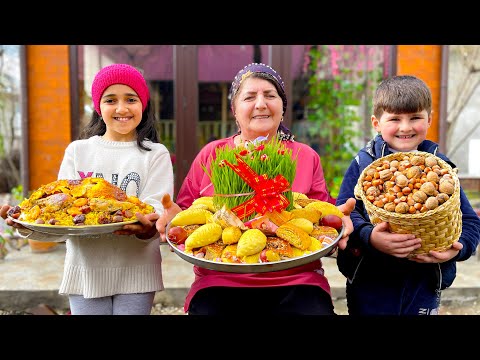 Видео: Навруз - Традиционный Aзербайджанский праздник! Вкусные блюда и десерты для всей семьи