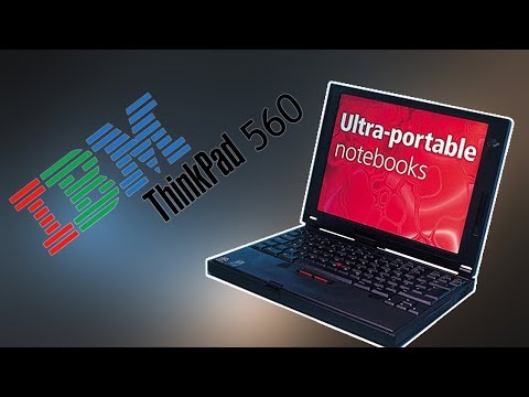 Видео: ibm thinkpad 560 - портативный ноутбук из 1996 года