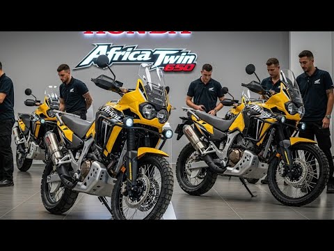 Видео: Honda Africa Twin 650 2025 года — настоящий зверь для приключений в среднем весе! 🏍️💨