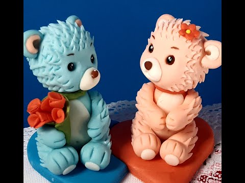 Видео: ЛЕПИМ МИШКУ КО ДНЮ ВСЕХ ВЛЮБЛЕННЫХ!!! ФИГУРКИ ИЗ ДОМАШНЕЙ МАСТИКИ!