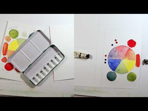 Видео: Простое упражнение по теории цвета