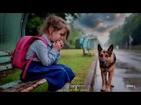 Видео: Все проходили мимо плачущей девочки на остановке — пока немецкая овчарка не изменила всё навсегда..