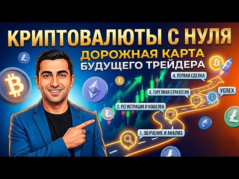 Видео: ⚡️Криптовалюты с нуля: дорожная карта будущего трейдера⚡️📉