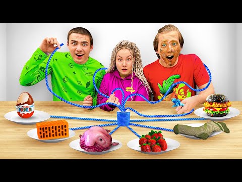 Видео: Выбери Правильную Веревку Челлендж !