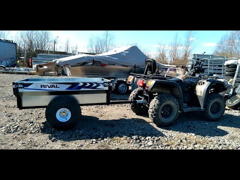 Видео: Сборка прицепа для квадроцикла RIVAL ATV TRAILER FARMER 1500