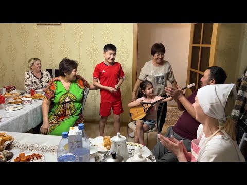 Видео: Казахский Дастархан по Случаю / Сундет Той /Застольные Песни и Тосты /Большая Речь Свекрови /Влог274
