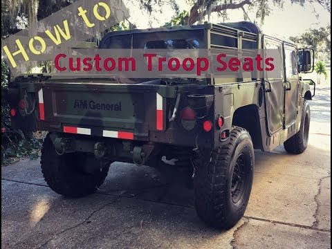 Видео: Humvee Build — индивидуальные десантные сиденья для 4-дверного Humvee