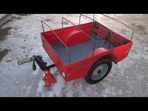 Видео: Мотоприцеп ЗиД "ЕНОТ М"