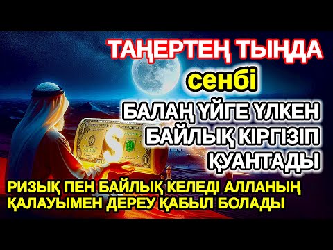 Видео: сенбі Балаң миллиондап ақша тауып ата анасын қатты қуантады,шыққан бүкіл тілегің орындалады