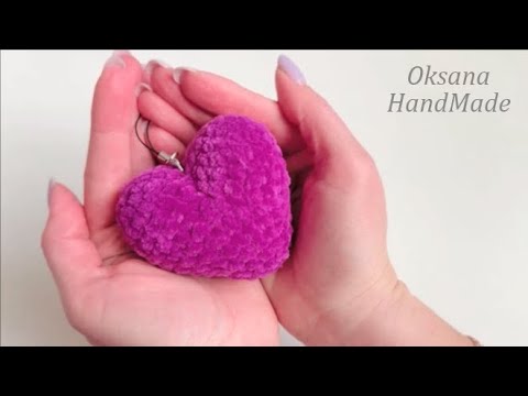Видео: 💗Сердце крючком. Мастер-класс + схема вязания. Crochet Hearts tutorial